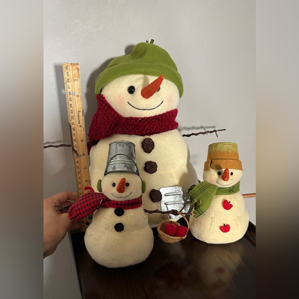 Plush snowman